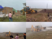 कालामढ़ और बैराड़ गांव में गरजी प्रशासन की जेसीबी 40 बीघा सरकारी भूमि अतिक्रमण मुक्त