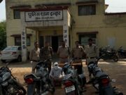 इंदार पुलिस ने चोरी हुई चार बाईको के साथ आरोपियो को किया गिरफतार