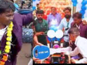 मुरारी चाय बाले का स्वैग खरीदी बाइक, डीजे और क्रेन पर खर्च किए 60 हजार,पुलिस ने किया मामला दर्ज