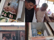 एसडीएम ने सरपंच पति के ढावा पर मारा छापा : शराब सहित घरेलू सिलेंडर जप्त, खाने के सेम्पल भेजे लेब, कृषि पट्टे पर संचालित था ढावा