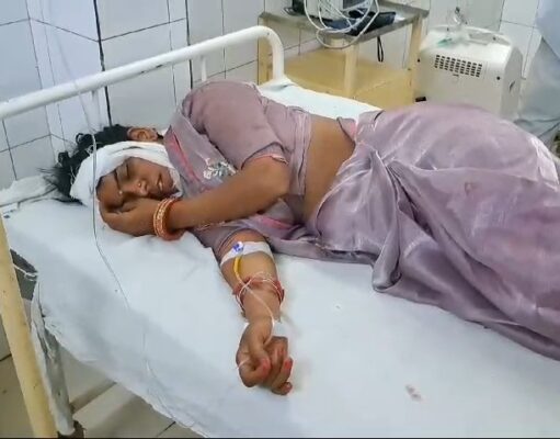 माडा गणेश में दो बाइकों की आमने-सामने जोरदार भिड़ंत में राजस्थानी दंपति घायल