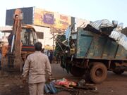 प्रशासन ने पोहरी बस स्टेण्ड से हटाया स्थाई व अस्थाई अतिक्रमण, सीसीटीवी से रखी जाएगी नजर