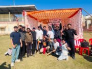 स्वास्थ्य कर्मचारियों के लिए क्रिकेट टूनामेंट प्रारंभ