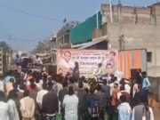 भाजपा जिलाध्यक्ष जसमंत जाटव के स्वागत मे डांसर, करो लेने देन गाना पर विवाद