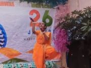 Shivpuri:गणतंत्र दिवस पर छात्रा अनुष्का सोनी ने किया ऐसा सांस्कृतिक नृत्य सभी अथितियों ने जम कर प्रशंसा की
