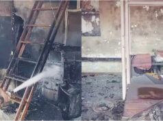 अस्पताल चौराहे पर कंप्यूटर की दुकान मे लगी भीषण आग,लाखों का सामान जलकर हुआ खाक