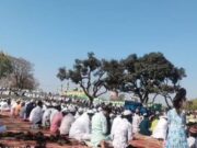 शिवपुरी में ईद की नमाज अदा:एक-दूसरे को गले मिलकर ईद की मुबारक़बाद