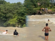 युवक टुंडा भरका में पानी के तेज बहाव में बहा, सैलानियों ने बचाई जान