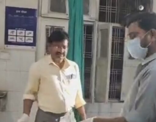 तेज रफ्तार बस ने बाइक सवार को टक्कर मारी, युवक गंभीर रूप से घायल