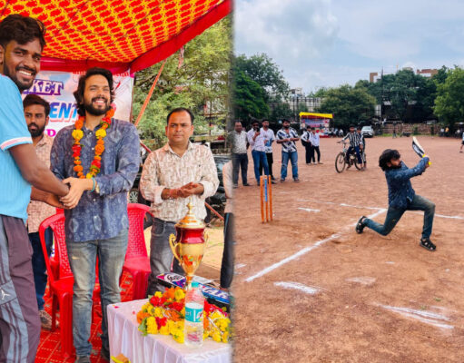 मानसून कप क्रिकेट टूर्नामेंट का आगाज,भाजपा जिला कोषाध्यक्ष सक्षम जैन बने खास मेहमान